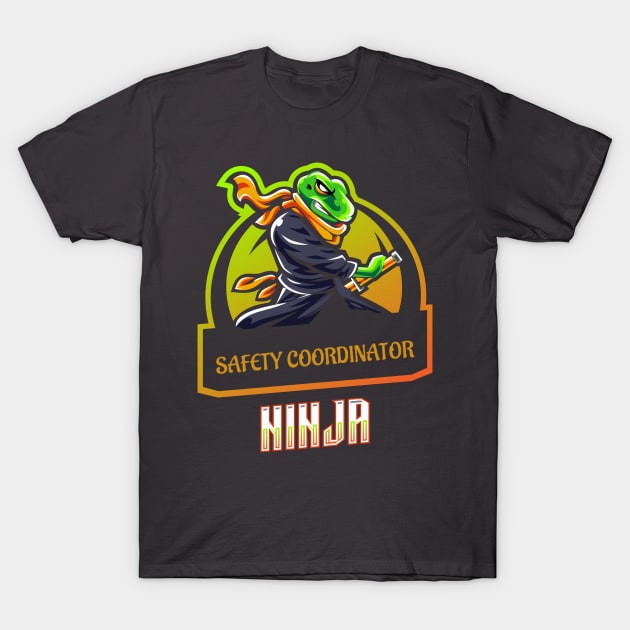 Safety Coordinator Ninja T-Shirt by ArtDesignDE